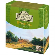 Чай Ahmad Green Tea, зеленый, 100 пакетиков по 2гр